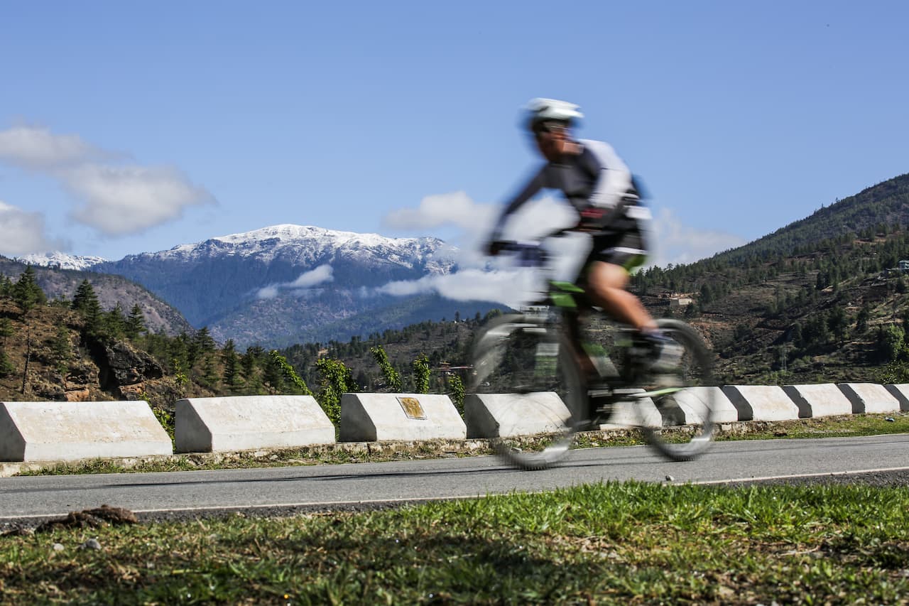 Cycling in Bhutan