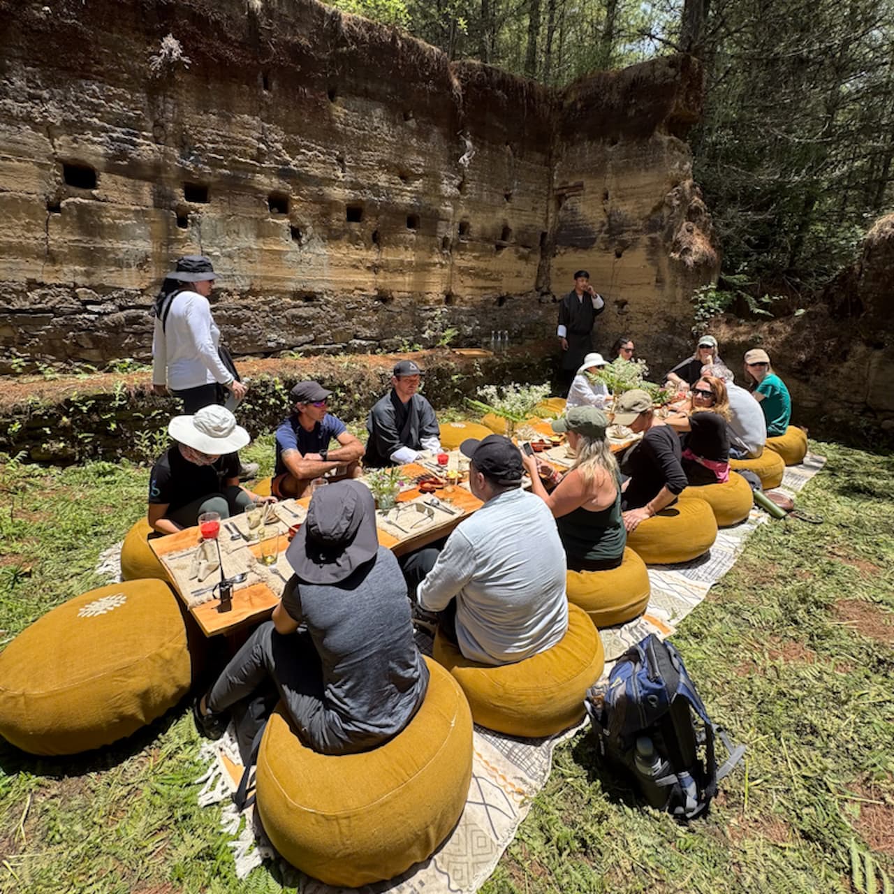 Picnic Lunch with Scenic Setup