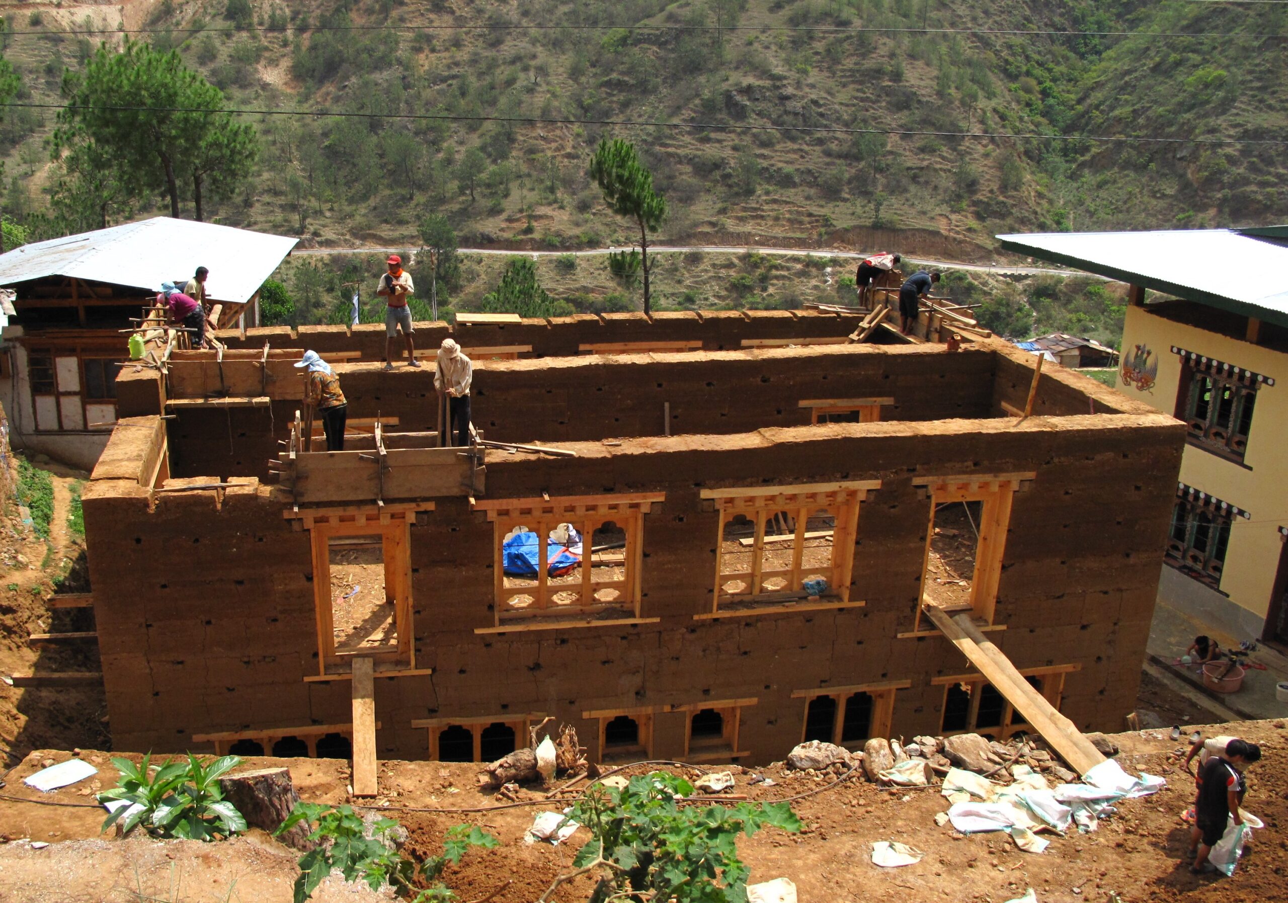 Traditional House Building Visit