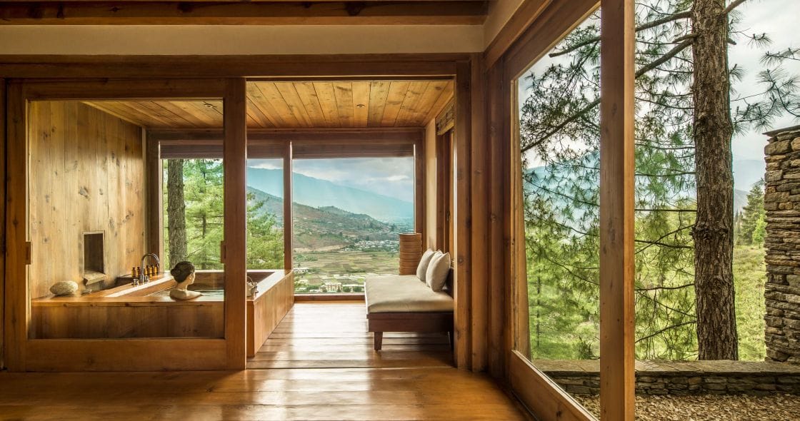 COMO Uma Paro luxury resort and spa in the Paro valley