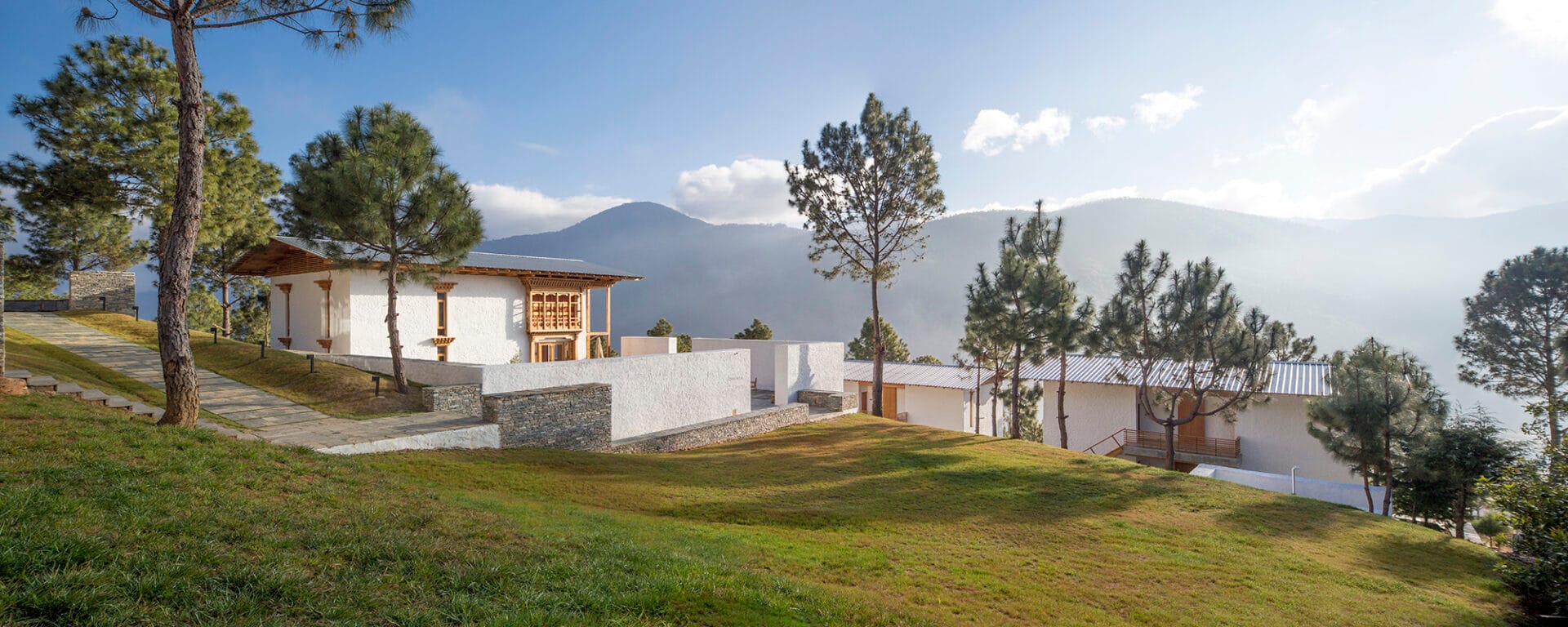 Dhensa boutique resort overlooking the Punakha valley