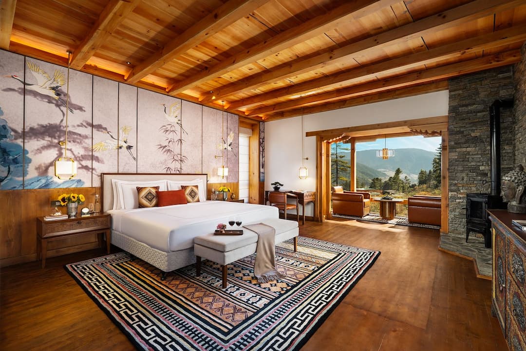 Taj Gangtey Resort & Spa suite, Phobjikha