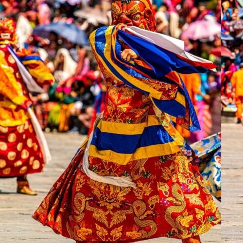 Tshechu – mask dance festival